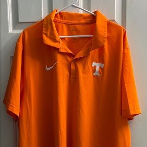 Nike Men's Vibrant Orange Polo Shirt